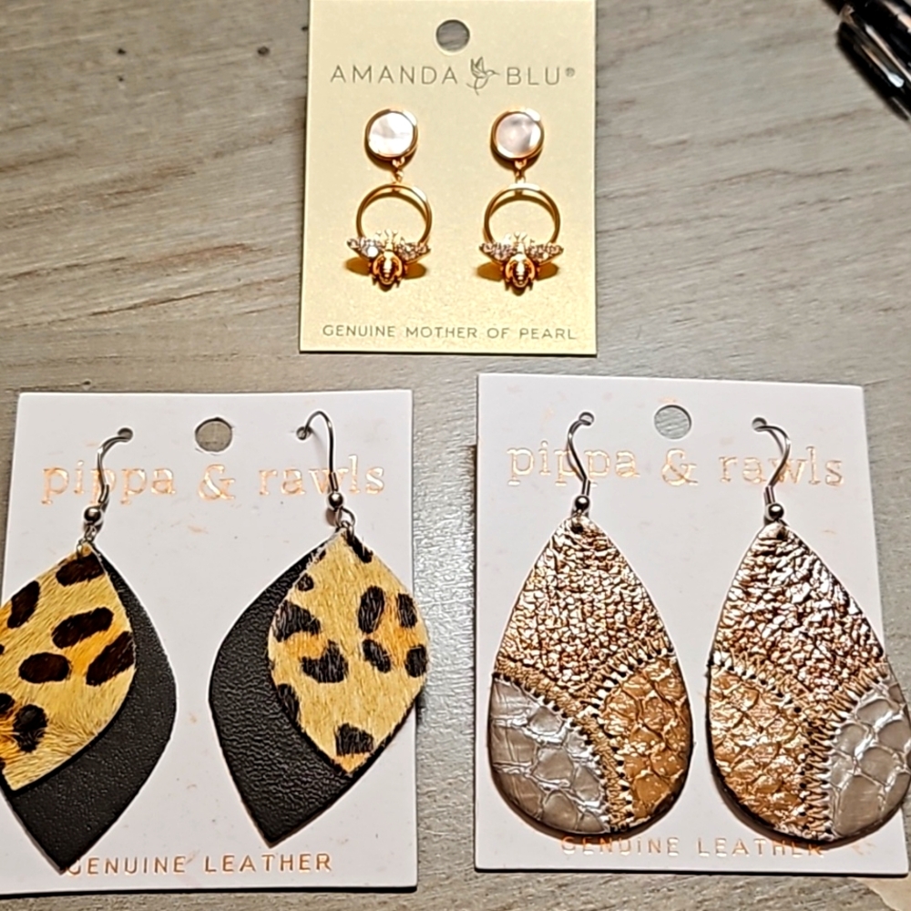3pc earrings set New